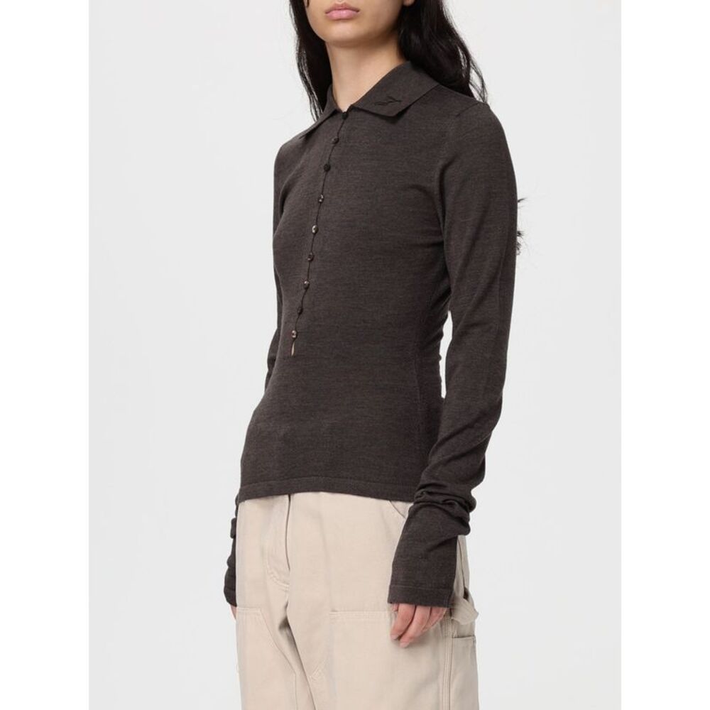 Jacquemus Polo Shirt Woman Brown - Picture 3 of 4